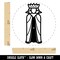 Regal Noble Queen Medieval Crown Self-Inking Rubber Stamp Crafting Planners